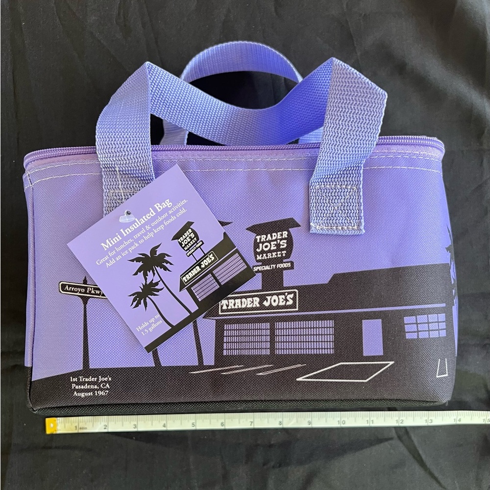 Trader Joe's Purple Insulated Bag